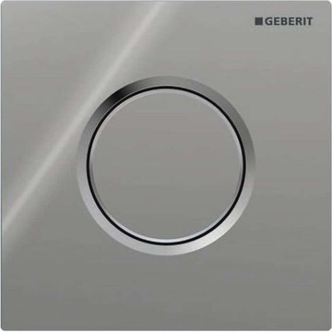 Geberit - Coperchio per comando pneumatico di risciacquo orinatoio tipo 01, cromo 242.811.21.1 (1/2)