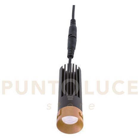 GFA1743 FARETTO DA INCASSO PER TUBOLARE "GPL 410-11-12-13-14-15-16-17" LED 3000K 560LM 10W BRONZO OPACO