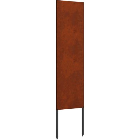 Écran de confidentialité de jardin Fretwork Rouillé 32 x 140 cm (1/5)