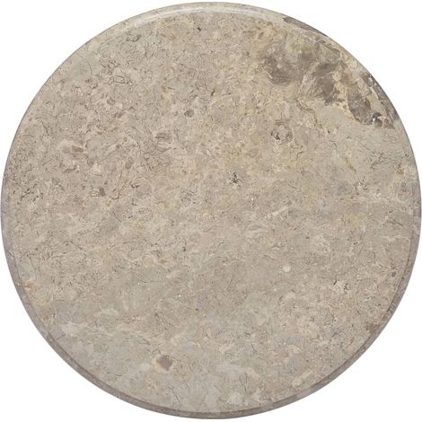 Dessus de table Gris Ø60x2,5 Marbre (1/5)