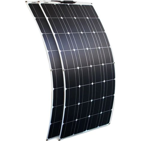 Panneau Solaire Flexible, 100 Watts, Haute Efficacité, panneau solaire de 200w (1/2)