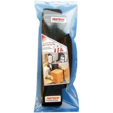 FASTECH® 923-330-Bag Klettband mit Gurt Haft- und Flauschteil (L x B) 1700 mm x 50 mm Schwarz 1 St. (1/3)