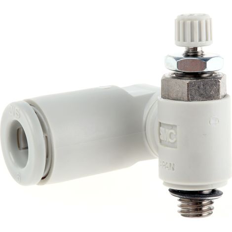 Régulateur de débit SMC AS, M5 x 0.8 Mâle ( Prix pour 1 )