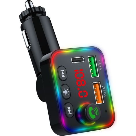 P4-Serie Auto-MP3-Player mit Bluetooth-Empfänger, USB-Stick und Ambientebeleuchtung (1/4)
