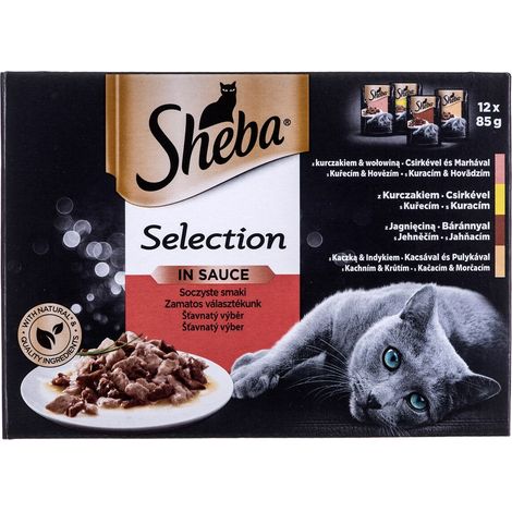 Cibo umido per gatti Sheba mix di sapori 48x85g (1/3)