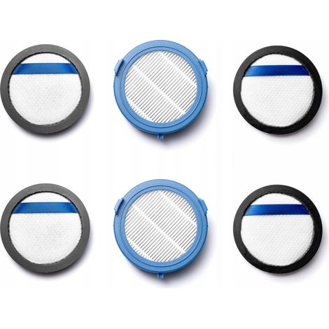 Filtros para aspiradora Electrolux Power Hygienic 800 ESKW4, juego de 6 unidades. (1/4)