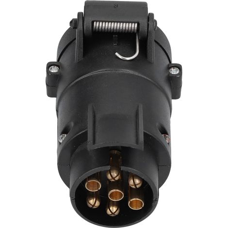 Adaptateur fiche remorque 12V EU étanche 7 vers 13 broches, connecteur prise câble camping-car camion (1/5)
