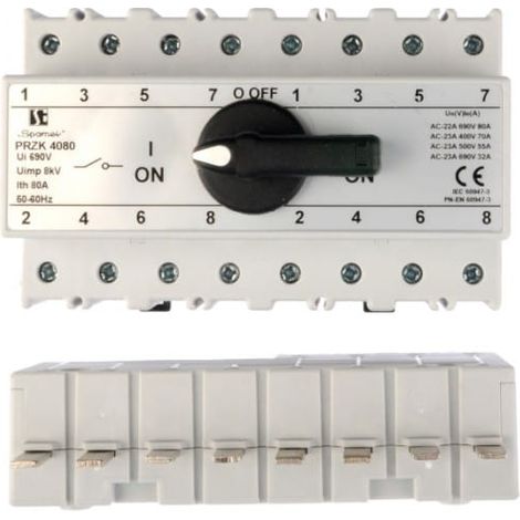 Interruptor generador de red 80A 4P przk-4080W02