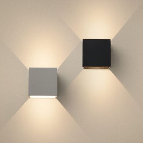 2 Apliques LED 6W – Modernos, Luz Cálida 3000K para Interior (1/5)
