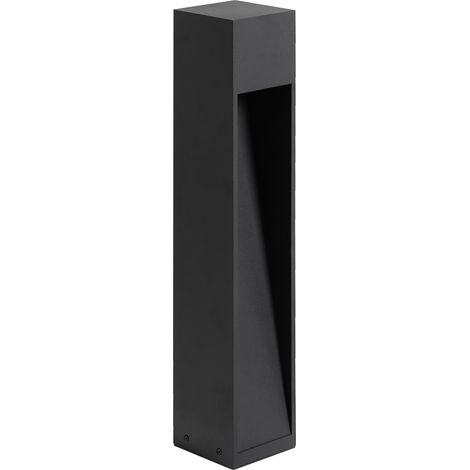 Lámpara de bolardo de jardín farolas para sendero exterior moderno 50 cm aluminio LED negro Sabino (1/5)