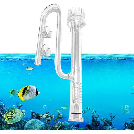 Aquarium-Oberflächenskimmer, 17mm für 16mm Wasserleitung Aquarium Wasseroberfläche Skimmer Filterrohr Oberflächenabsauger