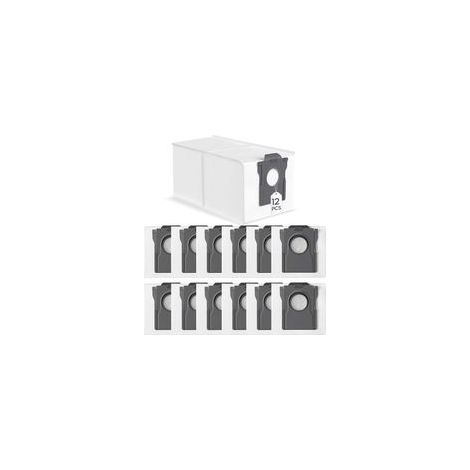12 sacchetti aspirapolvere per Dreame L10s Ultra Gen 2 / L10s Pro Ultra Heat / X30 L40 Ultra / X40 X50 Ultra Complete, Mova E30 Ultra / P50 Pro Ultra, sacchi di ricambio accessori 3,2L (1/5)