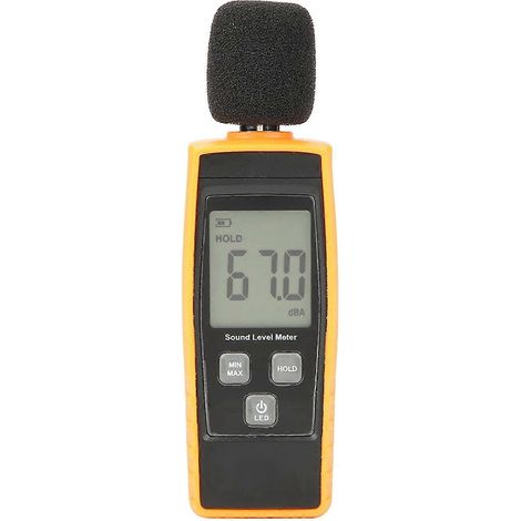 RZ1359 Digitales LCD-Schallpegelmessgerät (dB-Meter) Umgebungsgeräuschmessgerät (1/4)