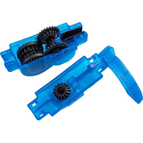 Pulitore per catena di bicicletta, spazzola per catena di bicicletta, attrezzi per la pulizia della catena, accessori per bicicletta, spazzola per la manutenzione, adatta per mountain bike e biciclett (1/2)