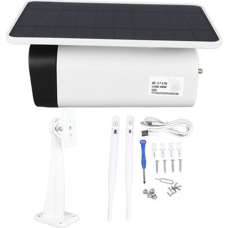 Caméra de surveillance solaire sans fil WiFi HD vision nocturne couleur étanche IP67 extérieure (1/5)