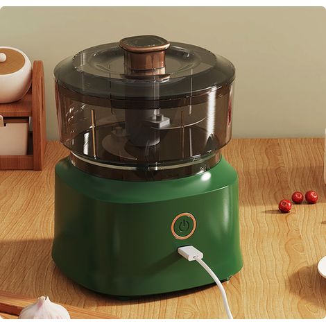 Robot culinaire multifonctionnel (350 ml) – Hachoir à viande électrique sans fil rechargeable par USB, adapté aux légumes et aux viandes. (1/5)
