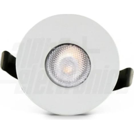 Faretto LED da incasso rotondo 3W Bianco luce bianco caldo (1/5)