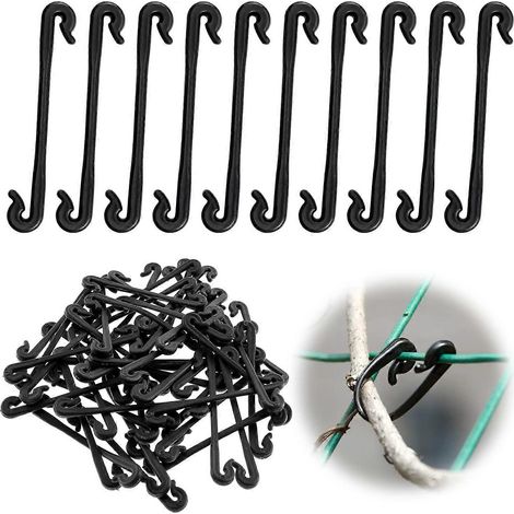 Attaches pour tomates, pinces pour plantes grimpantes, clips pour tomates (200 pièces), crochets de support pour tomates, clips pour vigne (1/5)