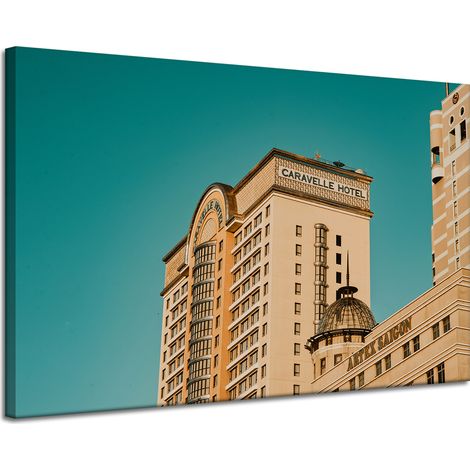 Cuadro sobre lienzo Arquitectura Hotel 120x80 cm