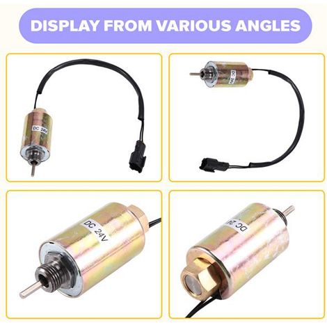 24V solenoid valves are suitable for Sumitomo SH120 SH200 A1 A2 A3 (1/4)