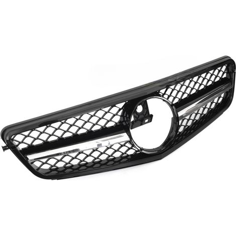 Grille calandre Mercedes classe C W204 de 2007 a 2014 Look SL Noir Chrome-42692685