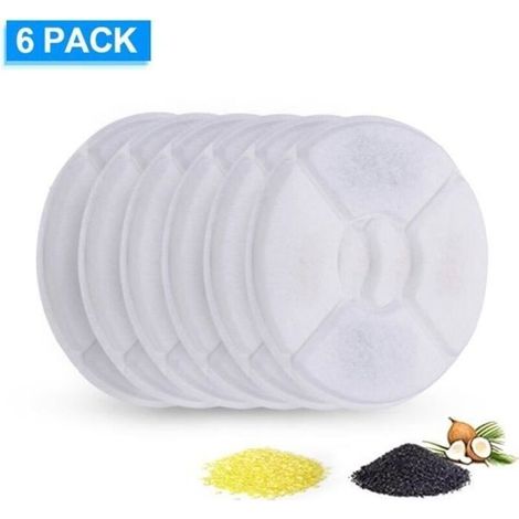 Filtre de fontaine d\'eau - YOUTHINK - 6PCS - Charbon actif - Résine - Coton de qualité (1/4)