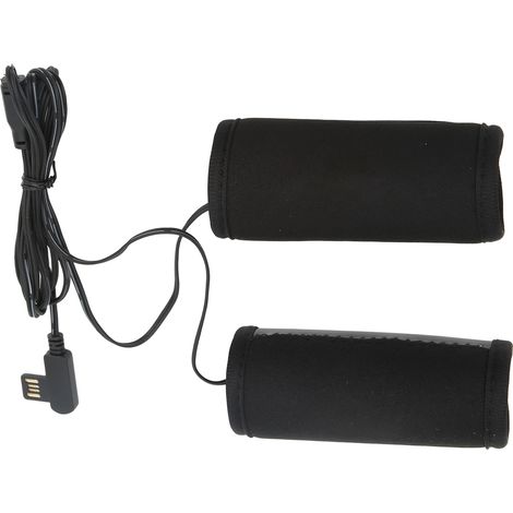 Poignées chauffantes USB pour moto, 5 V, 15 W, gants chauffants à 3 niveaux de puissance, pour guidons de 22 à 32 mm de diamètre (quadruple). (1/5)