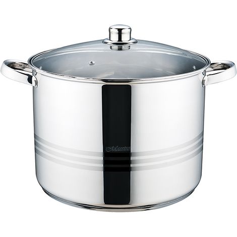 Grande casserole avec couvercle, 14 litres, 30 cm de diamètre, Maestro MR-3517-14