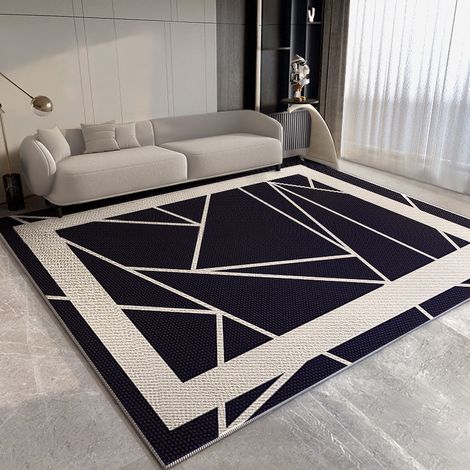 Rug, Tapis, Printemps, Été, Région Rug, Rug toute saison, Tapis de salon, Non-dérapant, Modèle géométrique, Protection du sol, Rug