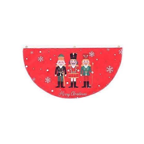 Hängende Wimpelkette, Weihnachtswimpelkette, dekoratives Banner, Weihnachtsbanner mit Ösen
