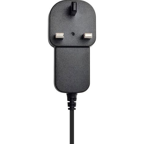 Adaptateur Secteur 12 V - Entrée 100-240 V AC - Sortie 12 V DC 1 A - Prise Britannique - Connecteur Jack 2.1 mm x 5.5 mm - Câble 100 cm (1/5)