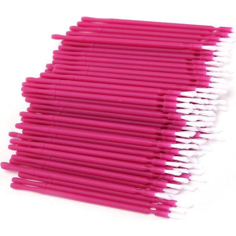 100 PCS Brossettes Dentaires Jetables Extra-Fines, Applicateurs Micro pour Nettoyage Interdentaire, Lot Violet (1/5)