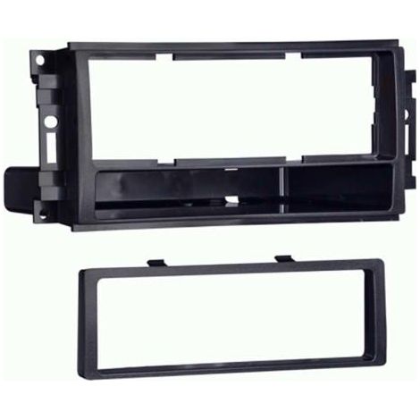 Façade d'autoradio 1 DIN avec vide poche compatible avec Chrysler/Dodge/Jeep/Lancia/VW