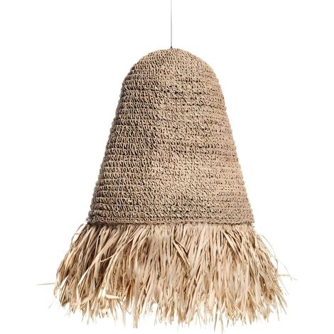Suspension Bohème extérieur ou intérieure en Fibres Naturelles D35 x H45cm (1/4)