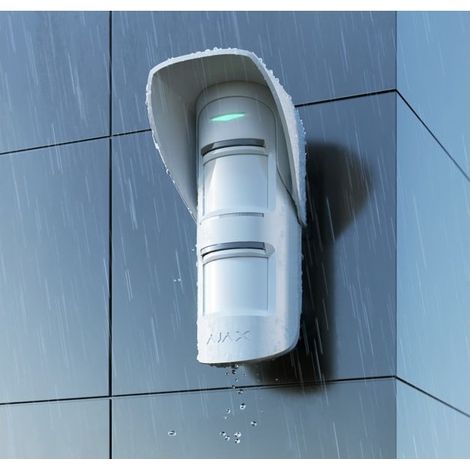 AJ-HOOD Ajax Copertura per rilevatore da esterni Compatibile con AJ-OUTDOORPROTECT-W (1/2)