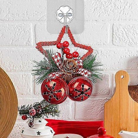 Décorations de sapin de Noël en fer forgé pour décorations de Noël, accessoires de Noël, pendentif pentagramme, ornement de sapin de Noël à faire soi-même (1/5)