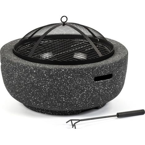 Fieldmann FZG 1030G Feuerstelle 60 cm für Grillen mit Holz