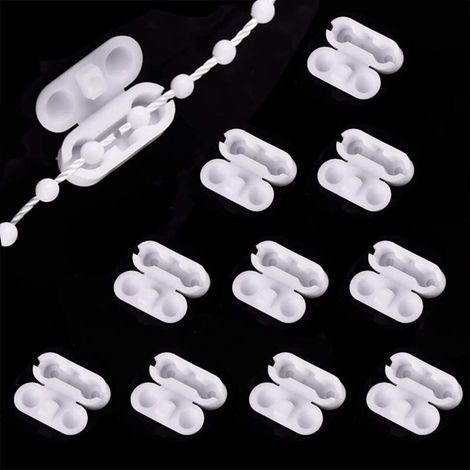 Verbindungsclips für Rolloschnüre, Ersatzverbinder für Rolloschnüre, Kugellager-Schnurverbinder, geeignet für 4,5 mm Rollos, Rollos