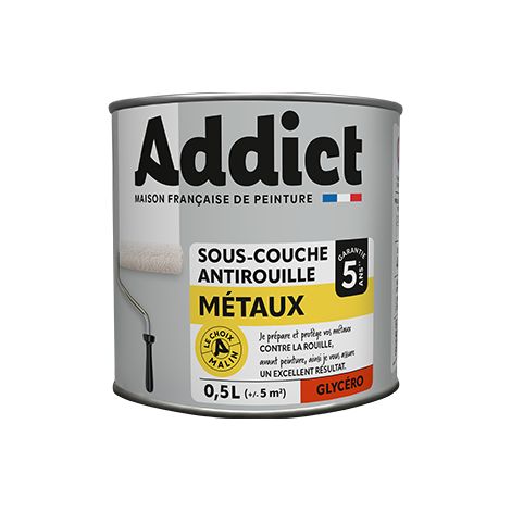 Grundierung für Metalle 0,5 Liter Weiß - Addict