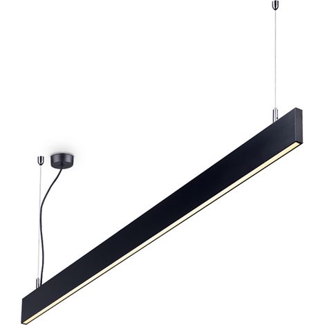 Sospensione Modulare Moderna Linus Alluminio Nero Led 32W 3000K Luce Calda (1/3)