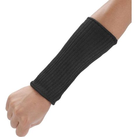 1 Paire Manchettes de Bras, 20cm Bras Anti-Coupure étui de Protection en Acier Inoxydable Gants de Jardinage Boucher Verre Usine Travail Outil de Protection de sécurité,A (1/5)