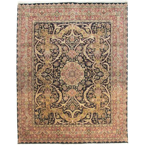 Tapis oriental Sarai - 270x170cm, Rectangular - 100% Laine vierge - Noué main - Marron (1/4)