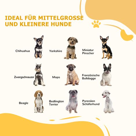 Barrière de sécurité pliable pour chien, forme réglable, adaptée aux chiens jusqu'à 20 kg, dimensions 154 x 80 x 30 cm, couleur blanc (1/4)