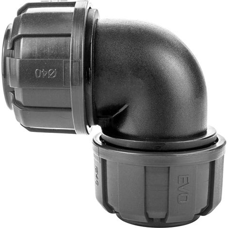 Coude composite ø40mm à 90° pour réseau d'air comprimé - KR 7008 - CLAS Equipements