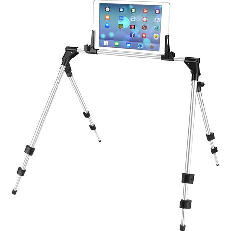 Support Téléphone Réglable - Support Tablette Ajustable - Pour Smartphone et Tablette Jusqu’à 19 Pouces - Usage Bureau Maison Voyage - 1 Pièce (1/5)