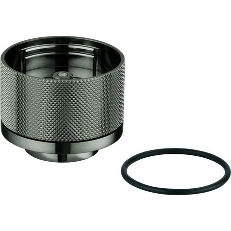 Grohe Griff für Zweigriffarmaturen, Hard Graphite gebürstet, 101299AL00 (1/2)