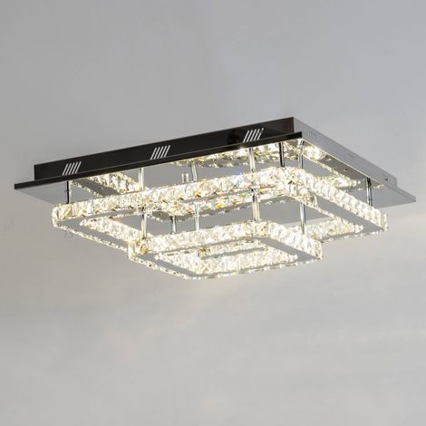 Deckenleuchte - LED Kristall 2 Vierkants design - Wade