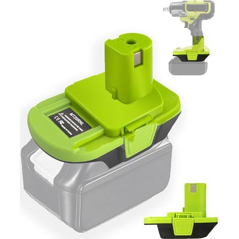 MT18RL Adaptateur de batterie pour outil de batterie Ryobi 18 V, convertisseur de batterie avec connexion USB, convertir avec batterie Makita 18 V pour outil Ryobi 18 V Lithium Ion (1/5)