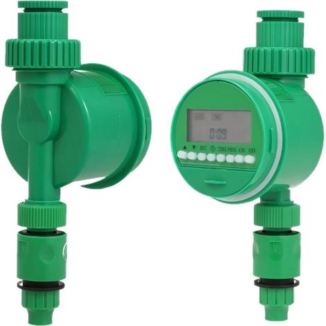 Minuterie d'arrosage automatique de jardin, programmateur d'irrigation intelligent accessoire système de goutte à goutte (1/4)