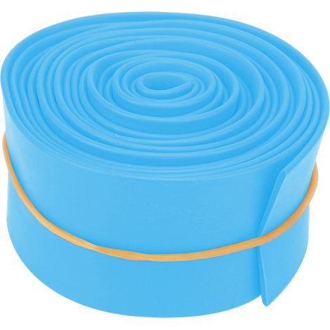 Ceinture de musculation élastique de 5 cm et 2,5 m, résistante à l'étirement, avec boucles, pour femmes et filles (bleue) (1/5)